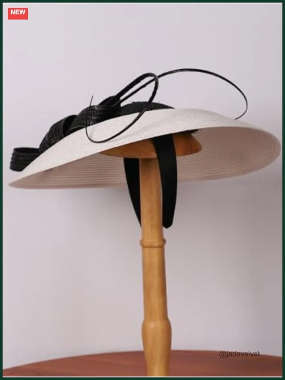 Vintage Fascinator Pillow Hat for Women, Fedora Wide Brim, Adjustable